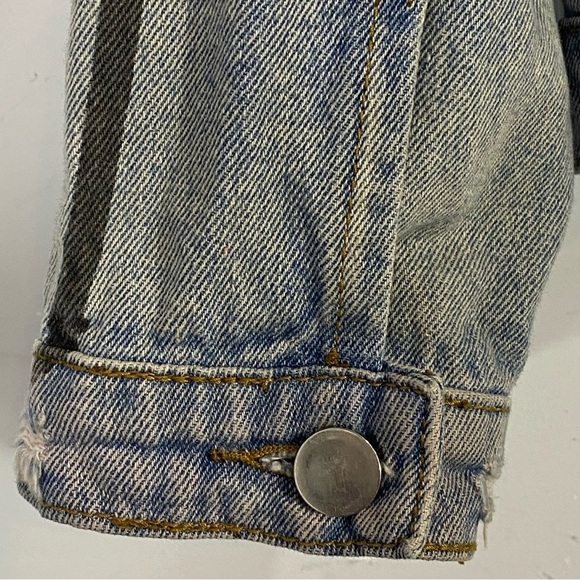 AMIRI Light Blue Denim Palm Trucker Jacket M - Picture 7 of 9